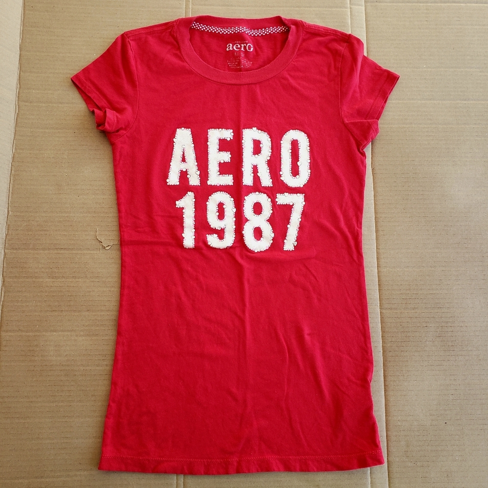 Aeropostale Love Heart Valentine's T-shirt